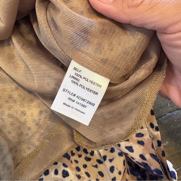 ASTR Strapy Cheetah Slip Dress Spots Animal
Print Revolve Medium Tan Brown - Picture 7 of 10